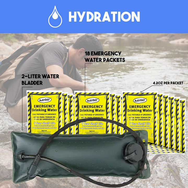 3 Person 72 Hour Survival Bug Out Bag with Backpack, Food, Water, and Shelter - Denver Survival - survival backpack survival gear survival supplies survival equipment