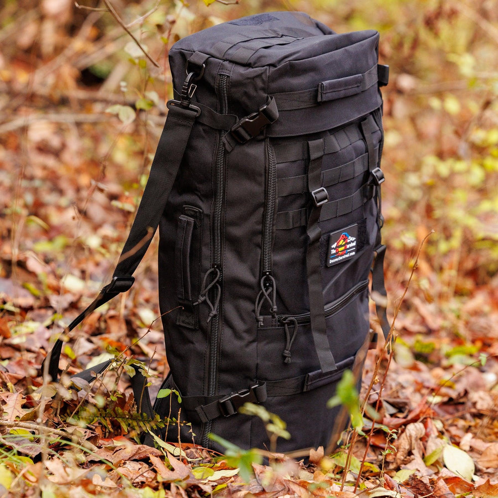 Black 60L Military Tactical Molle Backpack - Denver Survival - survival backpack survival gear survival supplies survival equipment
