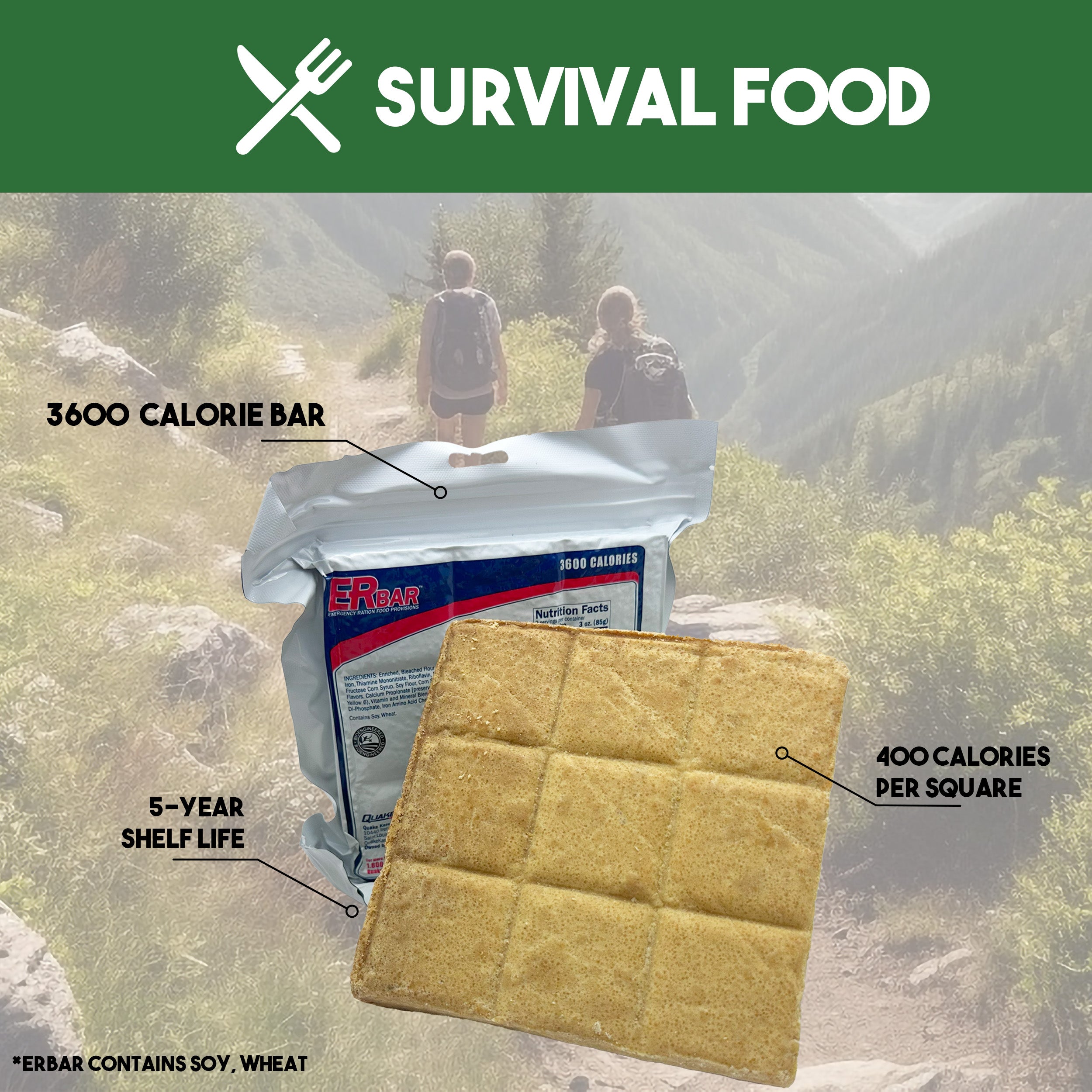 Denver Survival ELITE 72 Hour Survival Bag with Camping Supplies