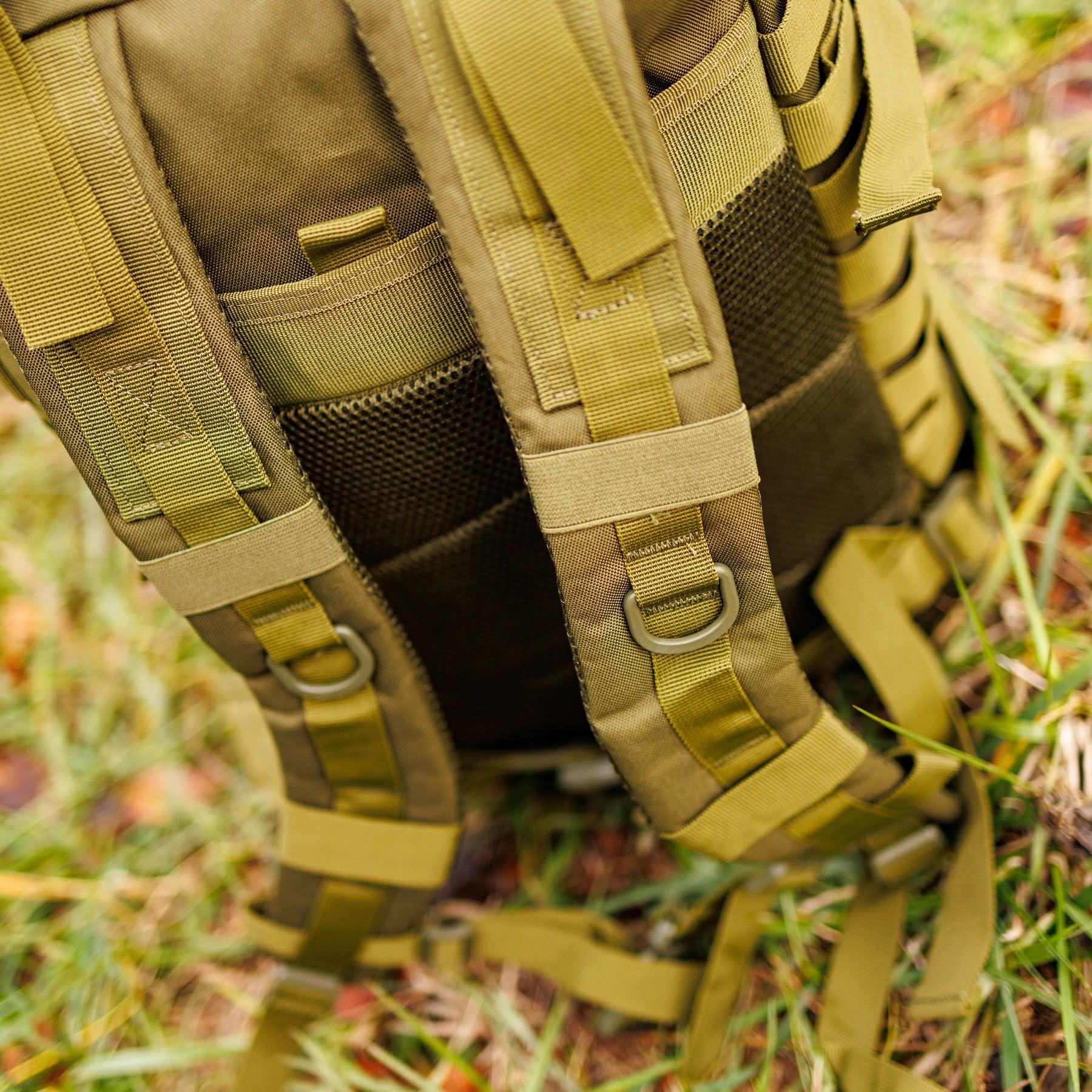 Green 45L Military Tactical MOLLE Backpack | Denver