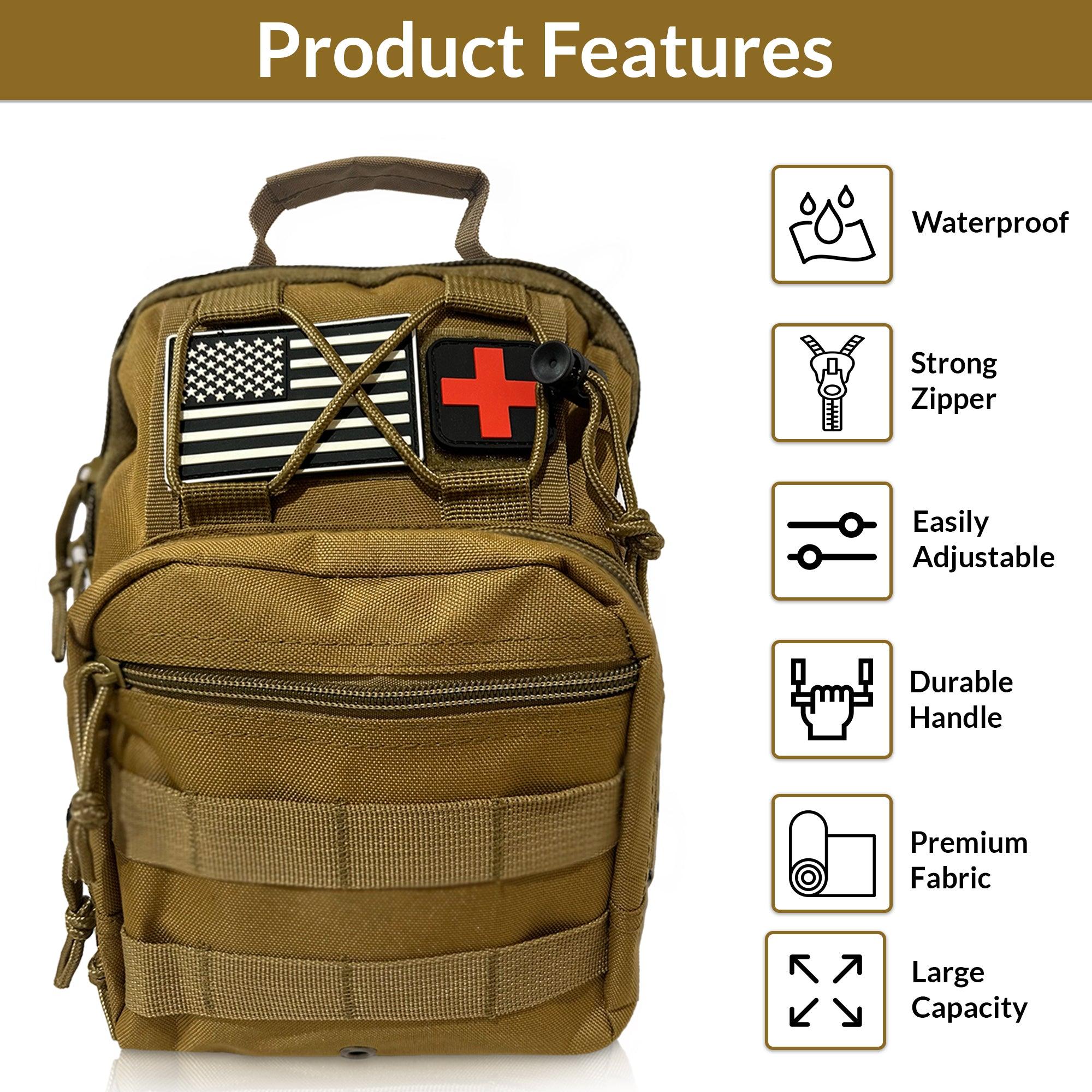 Advanced Surgical Suture Kit - 32-Piece First Aid Trauma & Emergency Kit | HTI Brand