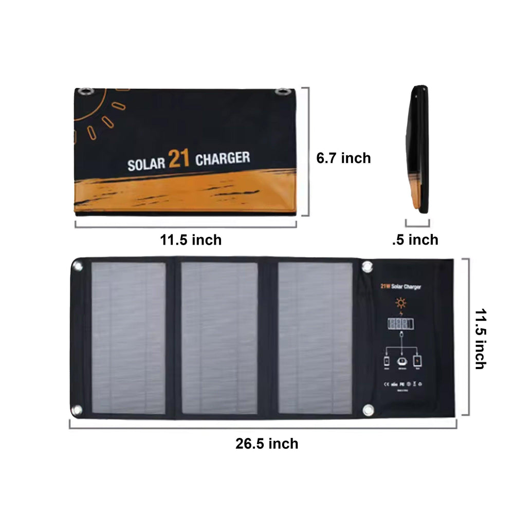 Portable 21-Watt Solar Panel - Denver Survival - survival backpack survival gear survival supplies survival equipment