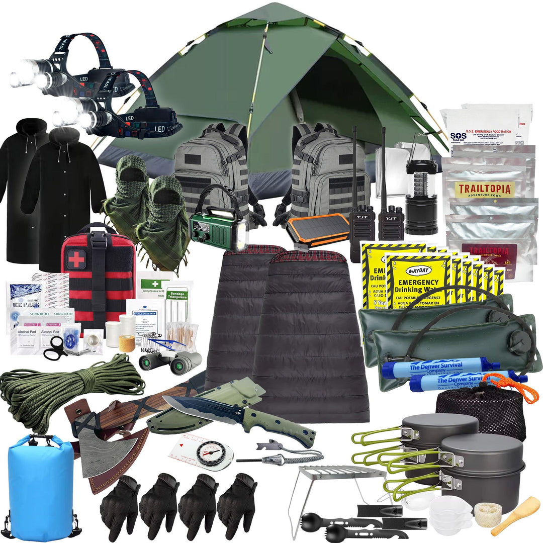 Premium 2 Person 72 Hour Survival Bags with High Quality Survival