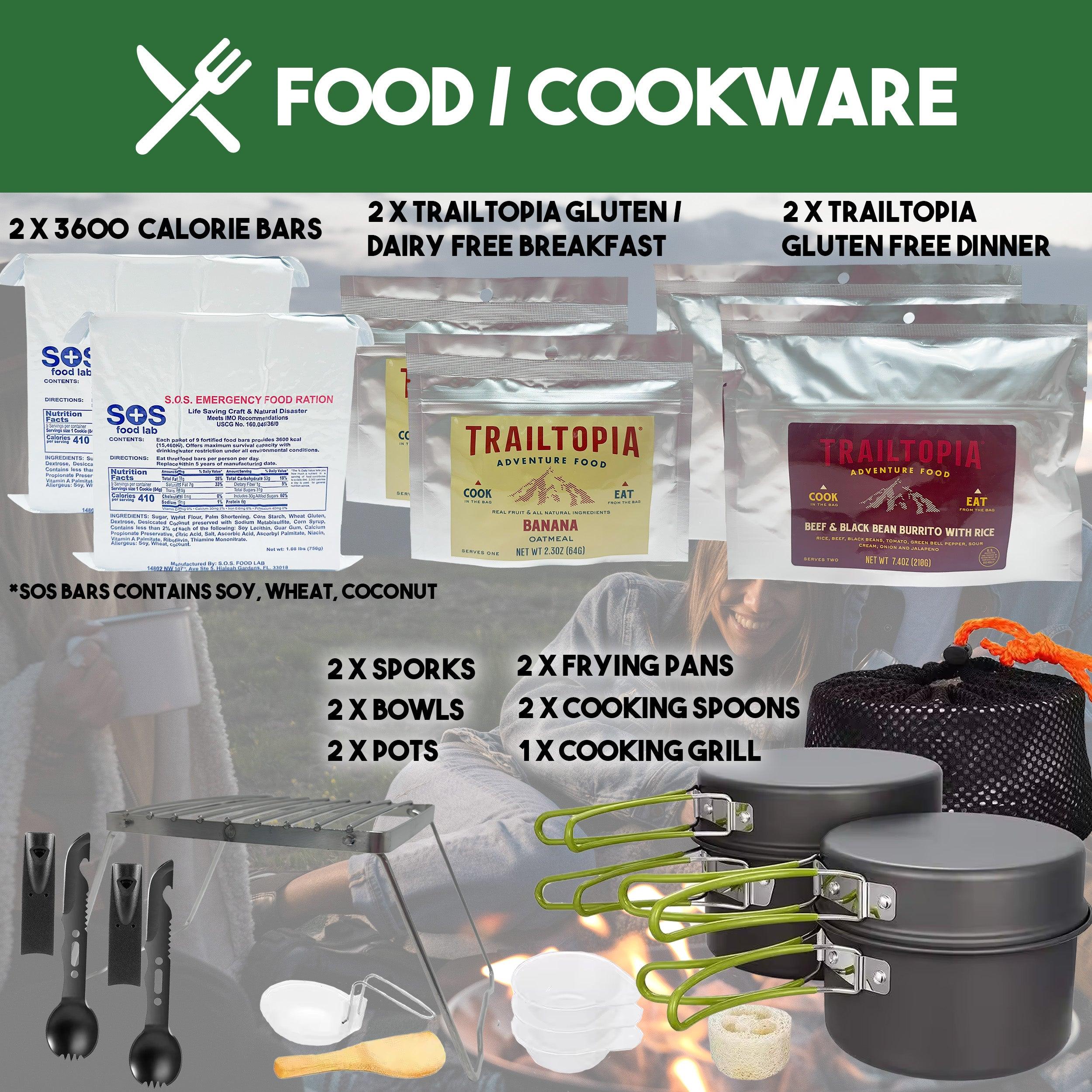 Premium 2 Person 72 Hour Survival Bag | Denver Survival