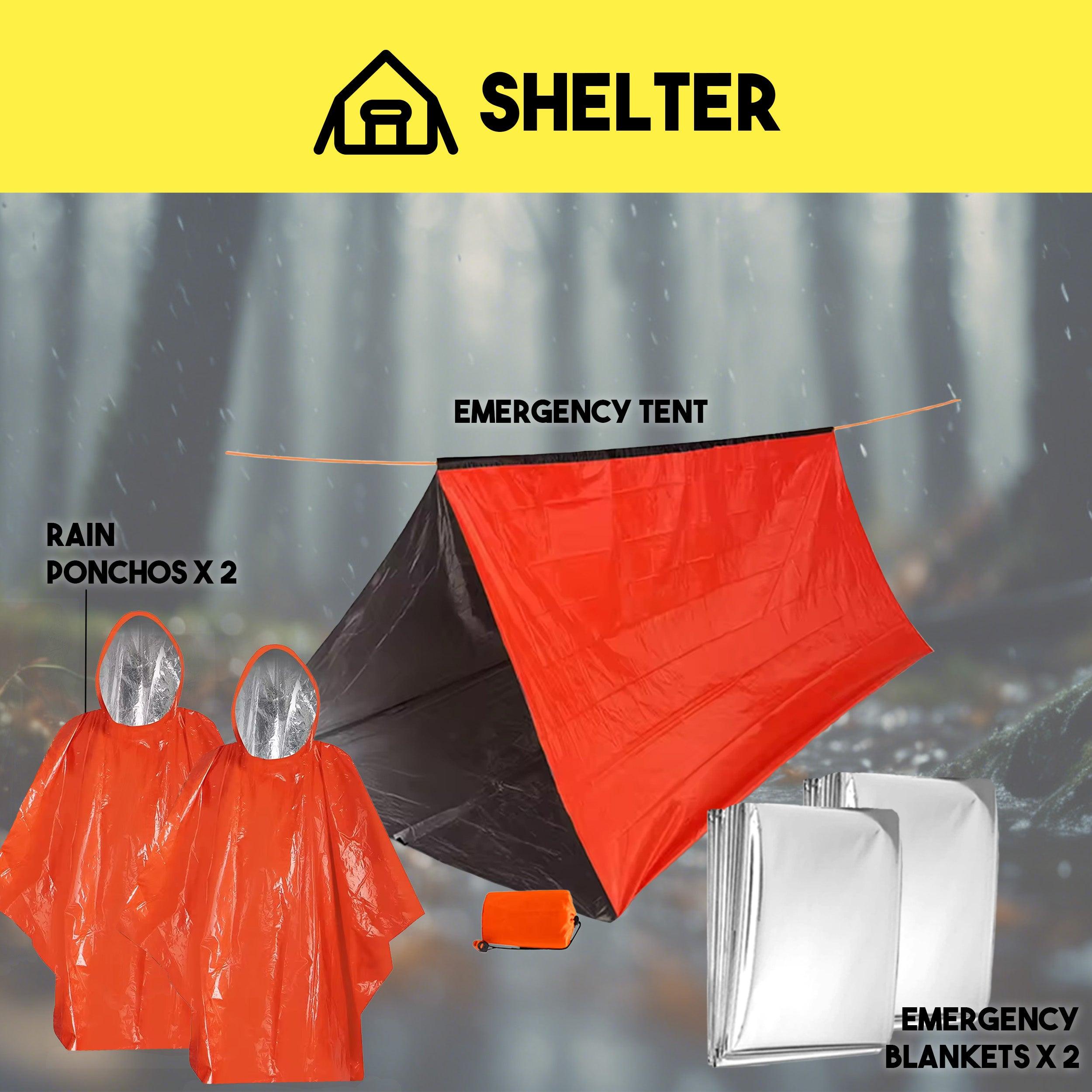 Premium 72 Hour Survival Bug Out Bag Backpack with Supplies