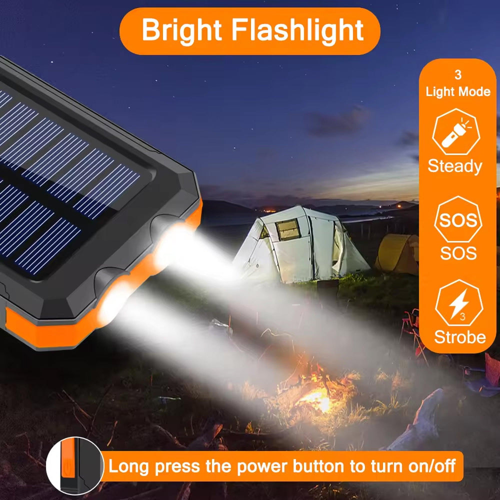 Solar Power Bank (20,000mAh) - Denver Survival - survival backpack survival gear survival supplies survival equipment