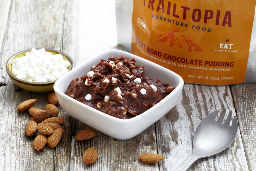 Trailtopia Rocky Road Pudding - Denver Survival - survival backpack survival gear survival supplies survival equipment