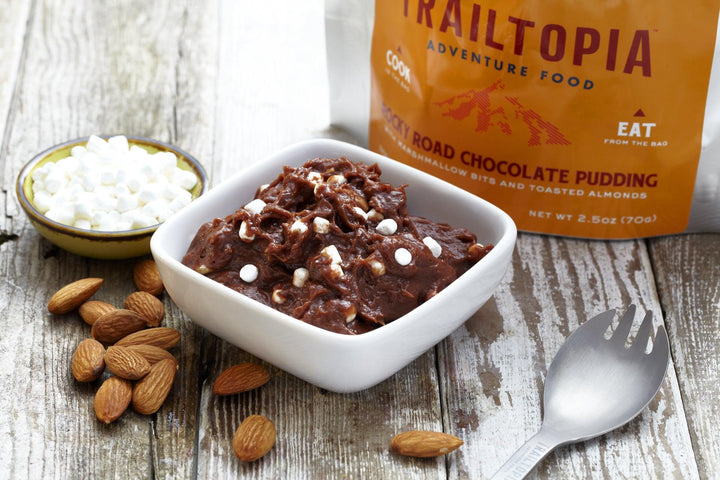 Trailtopia Rocky Road Pudding - Denver Survival - survival backpack survival gear survival supplies survival equipment