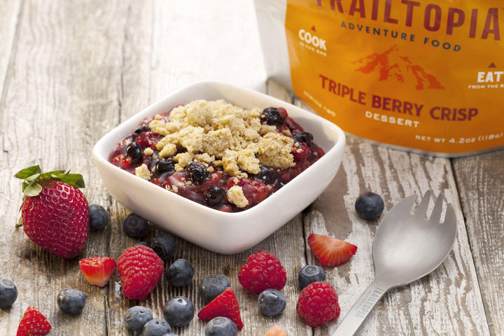 Trailtopia Triple Berry Crisp Dessert - Denver Survival - survival backpack survival gear survival supplies survival equipment